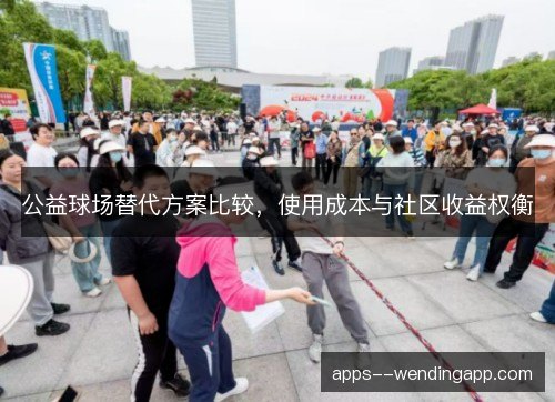 公益球场替代方案比较，使用成本与社区收益权衡